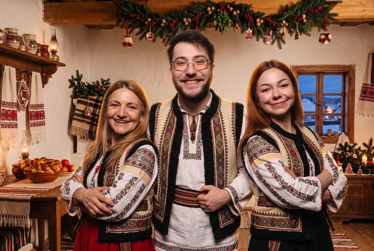 Exemplu AI, tema Crăciun românesc